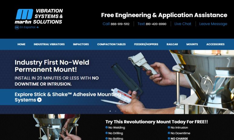 Martin Vibration Systems Solutions
