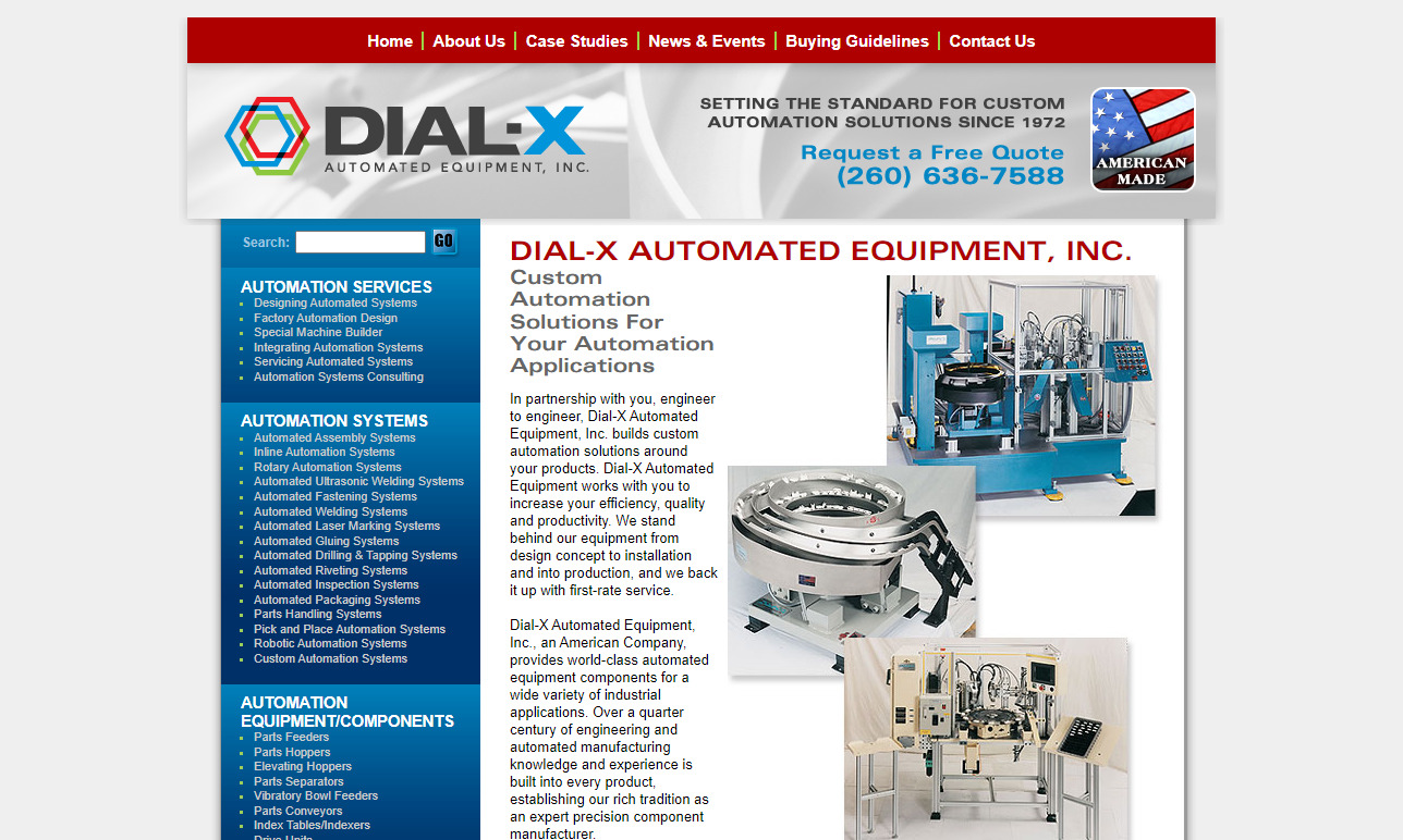Dial-X Automated Equipment, Inc.